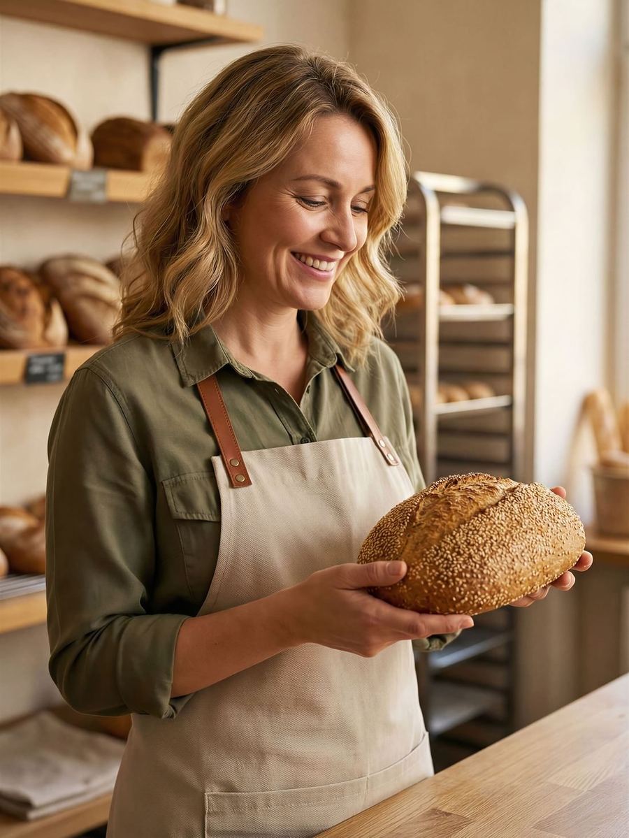 Chiara e il suo pane fatto in casa